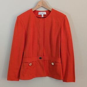 St. John Orange Blazer